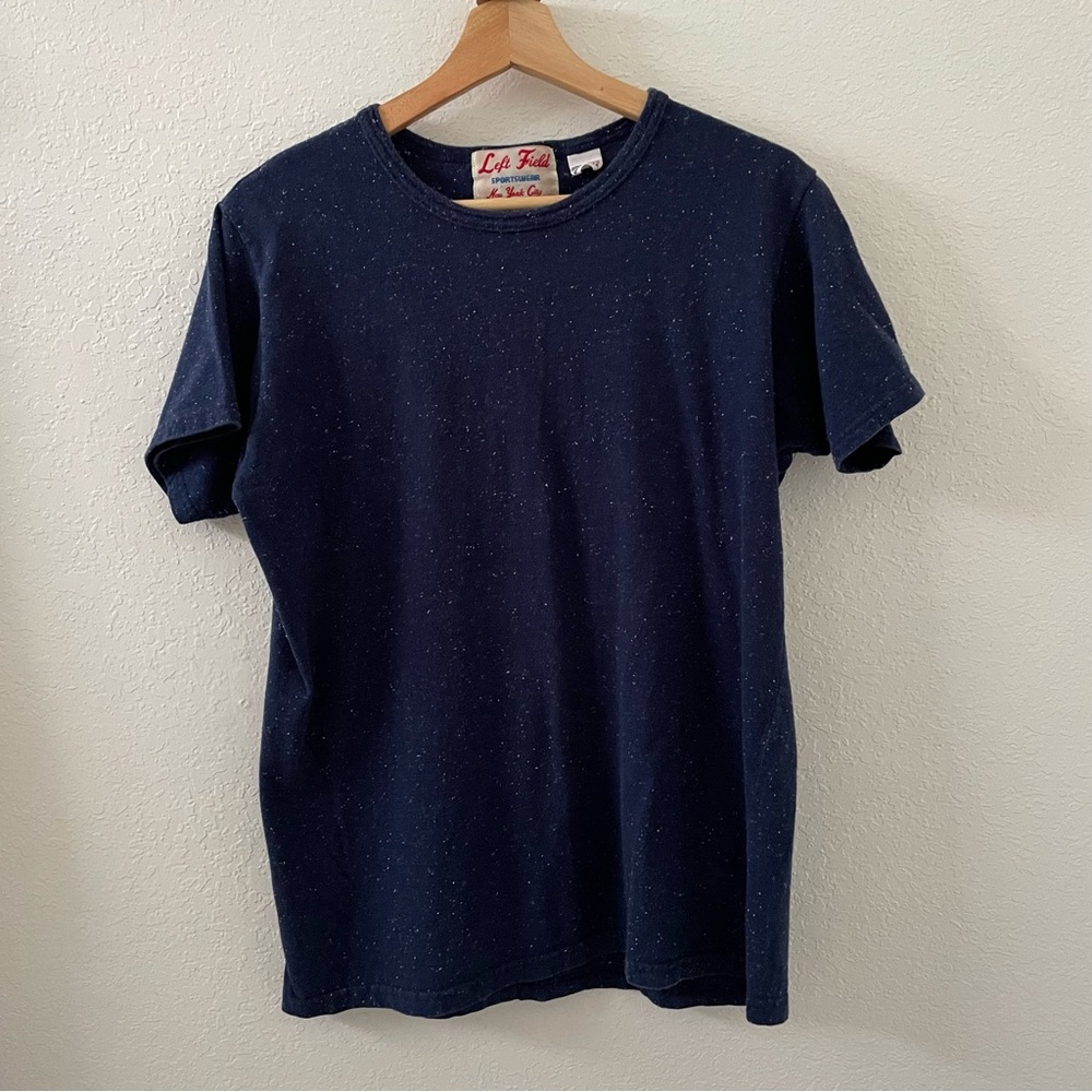 Left Field NYC Slub T (M) Navy